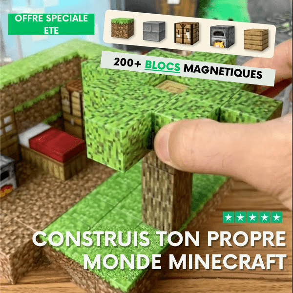Et si ton enfant construisait SON monde pixelisé... sans écran ? - Ma boutique